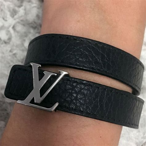 louis vuitton leather wrap bracelet|louis vuitton leather bracelet men's.